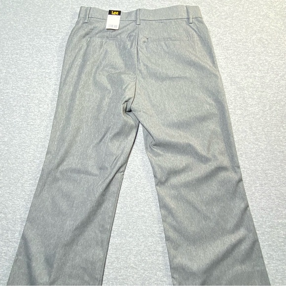 Lee Women's Flex Motion Regular Fit Trouser Pants Size 8 Short Ash Heather NWT - Picture 9 of 16
